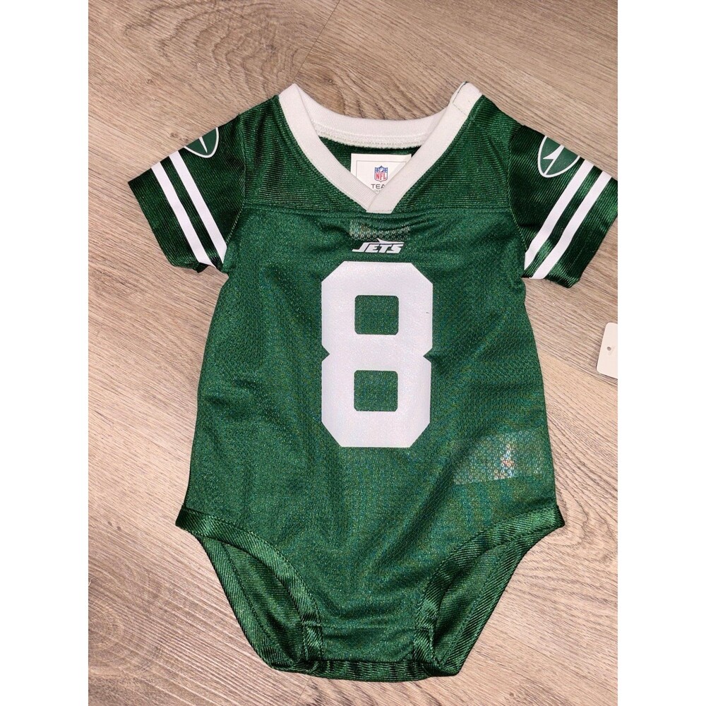 NFL NY Jets Jersey Onesie‎ NWT 3/6 Months #8 Aaron Roger’s